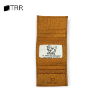 ราคา THAILEATHERGOODS กระเป๋าสตางค์หนังวัวแท้ ลายหนังช้าง ทรงตั้ง 3 พับ กระทัดรัด กระเป๋าสตางค์หนังแท้ กระเป๋าผู้ชาย (12589064026)