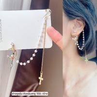 ราคา ต่างหูหนีบ สำหรับคนไม่เจาะหู ตัวหนีบสกรู ปรับความแน่นได้ เป็นโซ่มีหลายแบบ ต่างหูแฟชั่น ต่างหูแฟชั่นเกาหลี (20710605340)