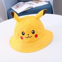 ราคา ปิกาจูน่ารักสำหรับเด็กลายพิกาจูหมวกบังแดดหมวกชาวประมงบางการ์ตูน Pikachu สร้างสรรค์หมวกของขวัญเด็ก (19078850758)
