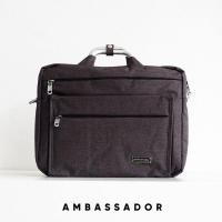 ราคา กระเป๋าใส่เอกสาร กระเป๋าโน้ตบุ๊ค รุ่น 9724 กระเป๋าสะพายข้าง (15602472939)