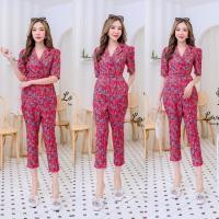 ราคา จั๊มขายาว จั๊มสีแดง Love lady (18516773185)