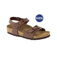 ราคา Birkenstock รองเท้าแตะรัดส้น เด็กผู้หญิง รุ่น Rio สี Mocha 1012505 regular (19042575224)