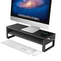 ราคา Vaydeer 2ชั้นขาตั้งควบคุมพร้อมที่ชาร์จไร้สายฮับ USB หรือแท่นวางจอคอมพิวเตอร์พร้อม Usb (10060168861)