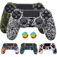 ราคา ซิลิโคน Camo ป้องกันผิวสำหรับ Dualshock 4 PS4 DS4 Pro Slim Controller Thumb Grips จอยสติ๊ก (7744552009)