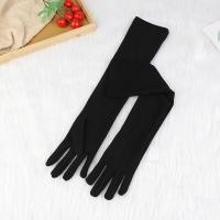 ราคา Yalil ยืดซาตินสีขาวถุงมือยาวถุงมือเจ้าสาวสีดำสีแดงความยาวข้อศอกถุงมือผู้หญิง (14319802352)