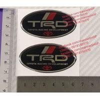 ราคา สติ๊กเกอร์ เทเรซิ่นนูนอย่างดี คำว่า TRD สำหรับติดรถ TOYOTA โตโยต้า sticker แต่งรถ วงกลม วงรี trust racing development สติกเกอร์ ติดดุมล้อ พวงมาลัย (7807200372)