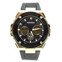 ราคา ใหม่ล่าสุด นาฬิกาผู้ชาย US SUBMARINE ขอบเหล็ก สายยางซิลิโคน 2 ระบบ Quartz และ Digital จอ และไฟLED กันน้ำ 100 จับเวลา ตั้งปลุกได้ ส่งเร็ว ส่งไว (20502937981)