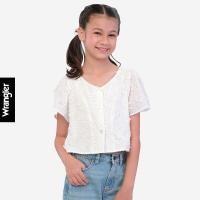 ราคา WRANGLER KIDS เสื้อเชิ้ตเด็กผู้หญิง คอลเลคชั่น Broideries Anglais ทรง SEASONAL รุ่น WK S523GBLON23 (19687774476)