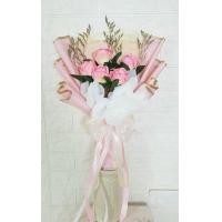 ราคา ช่อดอกไม้พลาสติก แซมด้วยดอกไม้แห้ง แสดงความยินดี วาเลนไทน์ ปัจฉิม รับปริญญา มอบรางวัล ของขวัญว ช่อเล็กน่ารักๆ กำลังดี (17758793333)