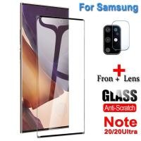 ราคา 2 in 1 ฟิล์มกระจกนิรภัย Protective Glass For Samsung Galaxy Note20 20 Ultra S20 Ultra Camera Screen Protector ฟิล์มกระจกนิรภัยเต็มจอ for samsung note 20 note 20 ultra s 20 s20 plus s20 Plus 5G Tempere