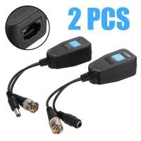 ราคา RJ45 Cat5 Cat6 BNC บาลันวิดีโอกล้องวงจรปิด DC ปลั๊กหัวเสียบ Hikvision Swann Coaxial (16872972693)