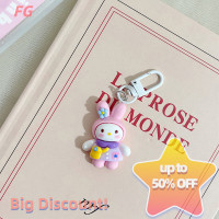 ราคา Lowest price FG Sanrio กระเป๋าเป้สะพายหลังน่ารักลายการ์ตูน Hello Kitty Kuromi พวงกุญแจ cinnamonroll น่ารักกระเป๋าเป้สะพายหลังหูฟังเคสจี้รถของขวัญวันหยุด (20509370557)