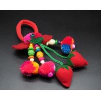 ราคา DIY12 ยางรัดผมสตอเบอรี่ ผ้าไทย ยางมัดผม โบว์ผูกผม งานแฮนด์เมด ของขวัญ ของที่ระลึก ยางรัดผมชาวเหนือ ผ้าปัก งานฝีมือ งานDIY (11685911226)