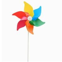 ราคา กังหันลมขนาดใหญ่21 30 40ซม กังหันลมพลาสติก PVC หกสีสำหรับกิจกรรมวันหยุดตกแต่งสวนกังหันลมของเล่น DIY กังหันลมหมุนสี กังหันลมหมุน กังหันลมใหญ่ (15112515227)