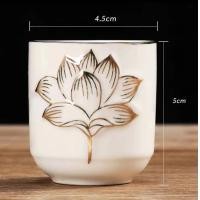 ราคา แก้ว ถ้วย น้ำชา แก้วน้ำชา แก้วกระเบื้อง แบบสวย ราคา ต่อ 1 ใบ แยกขายเป็นใบ (20631703229)