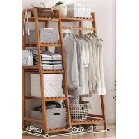 ราคา ราวไม้ ราวตากผ้า ราวอเนกประสงค์ ราวแขวนผ้าไม้ ราวผ้าตั้งพื้น พร้อมชั้นวาง ชั้นวาง ชั้นวางของ ชั้นเก็บของ เกรดอีเกียร์ (19485882901)