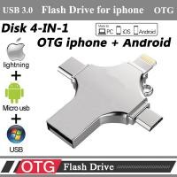 ราคา 100 Original Product FREE Shipping COD Spin 4 In1 OTG IPhone USB Flash Drive For IPhone X 8 7 7 Plus 6 6s SE ipad OTG Pen Drive HD Memory Stick Pendrive Usb 256GB 128GB 64GB (19444066517)