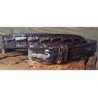 ราคา เข็มขัดหนังจระเข้ CROCODILE LEATHER หัวเข็มถักขอบตลอดเส้นด้วยช่างผู้ชำนาญการ (21140361401)