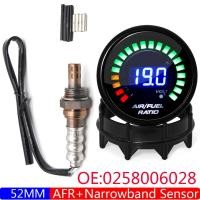 ราคา เครื่องวัด AFR อัตราส่วนของเชื้อเพลิงในอากาศแบบดิจิตอล52มม สำหรับการสูบพื้นผิวเซ็นเซอร์ O2ออกซิเจนแบบแถบวัดแลมบ์ดาซึ่งมีเซ็นเซอร์สำหรับรถยนต์เบนซิน (20097440328)