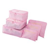 ราคา กระเป๋าจัดระเบียบ 6 ชิ้น travel storage bag กระเป๋าจัดระเบียบสำหลับเดินทาง กระเป๋าเก็บของ ถุงเก็บซิปหนา กระเป๋าจัดระเบียบใส่เสื้อผ้า (21053785708)