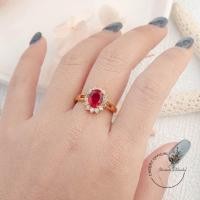 ราคา พร้อมส่ง แหวนเพชรพลอยเม็ดเดียว แหวนเพชรพลอยหลากสี แหวนแฟชั่น สินค้าพร้อมส่ง (19465119092)