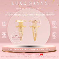 ราคา ฟิล์มกันรอย สติ๊กเกอร์กันรอย อย่างดีที่สุด ยืดหยุ่นสูง คุณภาพเยี่ยมจาก 3M สำหรับรุ่น Celine Triomphe Hair Clip (20387911700)