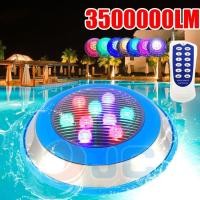 ราคา ไฟใต้น้ำ LED สระว่ายน้ำสปาน้ำพุร้อนน้ำพุ RGB โคมไฟหลากสี12V ไฟสระว่ายน้ำไฟใต้น้ำสระว่ายน้ำรีโมทคอนโทรลไฟ กันน้ำสระว่ายน้ำ18W 25W 35W 45W (19462269437)