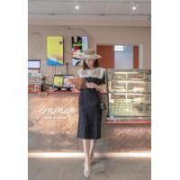 ราคา ดรสผ้าคอตตอนลินินลายจุดโทนขาวดำได้ลุคเรียบหรูดูดี น้องแต่งคอปกระบายลูกไม้นุ่มๆ ปักดอกไม้สีสวยมากน้า ลูกค้าจะใส่ทำงานหรือวันหยุดใส่ชิลๆก็น่ารักทุกลุคค่า อย่าพลาดนะคะ ชุดมีซิปหลัง มีกระเป๋าข้าง มีซับในค