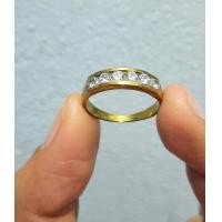 ราคา แหวนทองเหลืองประดับพลอยประจำวันเกิด แหวนมงคล BR 06 (21028509240)