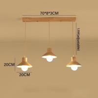 ราคา โคมไฟโต๊ะอาหารไม้ โคมไฟระย้า สไตล์ญี่ปุ่น โคมไฟห้อยห้องนอน โคมไฟห้องครัวมินิมอล โคมไฟคาเฟ่ โมเดิร์น (19725297049)