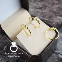 ราคา ต่างหู ต่างหูห่วงทอง 0436 รุ่น3ตุ้ม ทองไมครอน ต่างหูห่วงแบบตัดลาย ต่างหูทองสวย ต่างหูแฟชั่น (13004687112)