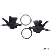 ราคา SHIMANO Altus M315 Shifter 2 3 7 8 SpeedTrigger Set Rapidfire Plus W Shifter CableอัปเดตจากM310 (4968032132)
