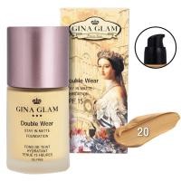 ราคา G45 Gina Glam Double Wear Stay In Matte foundation SPF 15 30 ml (8258362480)