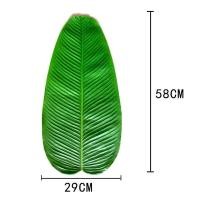 ราคา Scten ใบตองปลอม ใบกล้วยจำลอง ใบตองเสมือนจริง ใบตองเทียม ใบประดับโต๊ะ ใบตองพลาสติก (17980590801)