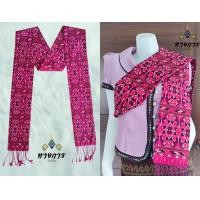 ราคา สไบแพรวากาฬสินธุ์ ผ้าพันคอพิมพ์ลายแพรวา (10729924725)