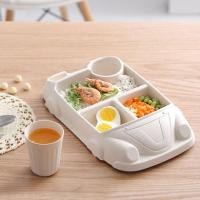 ราคา จานเด็กจานอาหารเสื่ออาหารการออกแบบแบบบูรณาการสร้างสรรค์ชามหลุมสำหรับเด็กลายรถทารกเด็กการ์ตูนวัวDishesEnvironmentalคุ้มครองรถยนต์ประเภทไม้ไผ่ไฟเบอร์พาร์ทิชันรถยนต์เด็กบนโต๊ะอาหาร (4775036491)