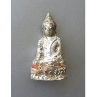 ราคา พระแก้บนเนื้อชินลงสีเงินขนาดสูง 6 5 ซ ม ก้นอุดเนื้อปูน อายุ 50 60 ปี สภาพสวยค่ะ (17463885531)