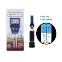 ราคา X2 เครื่อง วัดค่า ph NPK เครื่องวัดค่าpHของดิน กรดด่างของดิน และ วัดค่าปุ๋ยNPK เบื้องต้น ph meter เครื่องวัดความหวานและความเค็ม 0 32 brix 0 28 salt (129008582)