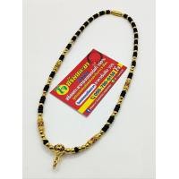 ราคา สร้อยกะลาเม็ดทองเรเซอร์อะไหล่ทองชุบลงยาสุโขทัย (16110550419)