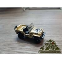 ราคา โมเดลรถ Jeep Ford GPW สีทรายลายพราง ล้อและแม็กสีดำ รถของเล่น รถตั้งโชว์ by Jeep Camping (16412182138)