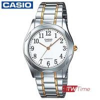 ราคา Casio Standard นาฬิกาข้อมือผู้ชาย สายสแตนเลสสองกษัตริย์ รุ่น MTP 1275SG 7BDF หน้าขาว (2438774769)