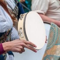 ราคา 8 Musical Tambourine Tamborine Drum Round Percussion Gift for KTV Party (19459235009)