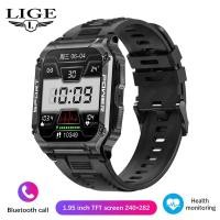 ราคา LIGE 2023 Sports Smart Watch Men Travel Compass Bluetooth Call Bracelet 400Mah Health Monitoring IP68 Waterproof Men Smart Watch (20142707812)