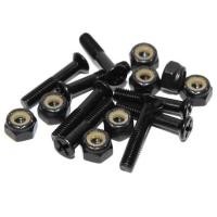 ราคา สเก็ตบอร์ดสีดำ ชิ้นส่วนสกรู น็อตสกรูข้าม สลักเกียวสไลด์ ชิ้นส่วนฮาร์ดแวร์ของสเก็ตบอร์ดขนาด25 28 30 มิลลิเมตร 25 28 30 mm อะไหล่สเก็ตบอร์ด น๊อตลองบอร์ด Longboard ลองบอร์ด น๊อตสเก็ตบอร์ด Skateboard (918