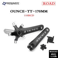 ราคา PROWHEEL 110BCD จักรยานข้อเหวี่ยง170มิลลิเมตร172 5มิลลิเมตรจักรยานถนน Crankset OUNCE TT อลูมิเนียม Cranks อุปกรณ์จักรยาน (16353000290)