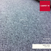 ราคา ราคายกม้วน CARPET19 พรมลูกฟูก สีเทาปนขาว กว้าง 1 5 เมตร ยาว 25 เมตร ขนาด 550 กรัม หนา 4 5 5 มม (18879283717)
