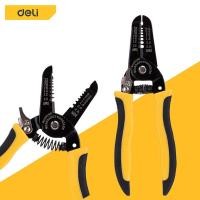 ราคา Deli คีมปอกสายไฟ 6 5 7 นิ้ว คีมปลอกสายไฟ คีมตัด คีมปอก คีมตัดสายไฟ คีมย้ำหางปล อุปกรณ์คีมปอกสายไฟ อเนกประสงค์ คีมปอกสายออโต้ คีมสาย (16714744735)