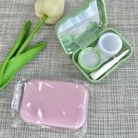 ราคา พร้อมส่ง ตลับคอนแทคเลนส์ สีพาสเทล พร้อมอุปกรณ์ มีกระจก กล่องคอนแทคเลนส์ (20849703419)