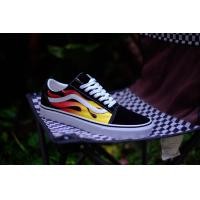 ราคา Vans Old Skool Fire Black ลายไฟ แท้100 พร้อมส่ง สินค้ามีกล่อง (17437509893)