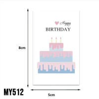 ราคา MUIMISC 50 แผ่น ชุด Sticker สติ๊กเกอร์ อวยพรวันเกิด happy birthday HBD สติ๊กเกอร์HBD ติดของขวัญ ติดขนม ถุงคุ๊กกี้ ถุงเบอเกอรี่ กล่องสินค้า กล่องขนม (16833787311)